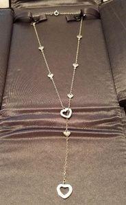 Tiffany Lariat Heart Necklace